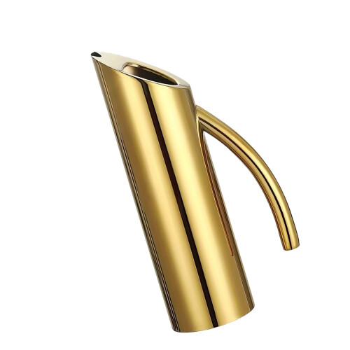 Stainless Steel Pitcher Ergonomic Grip Large-Gold  1.5L