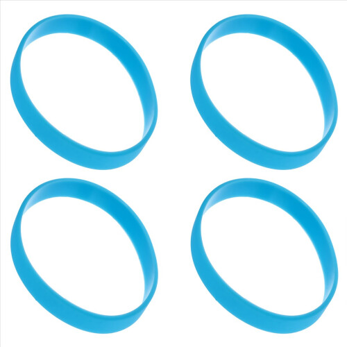 4X Pulseira Elástica de Silicone para Moda, Bracelete/Bracelete