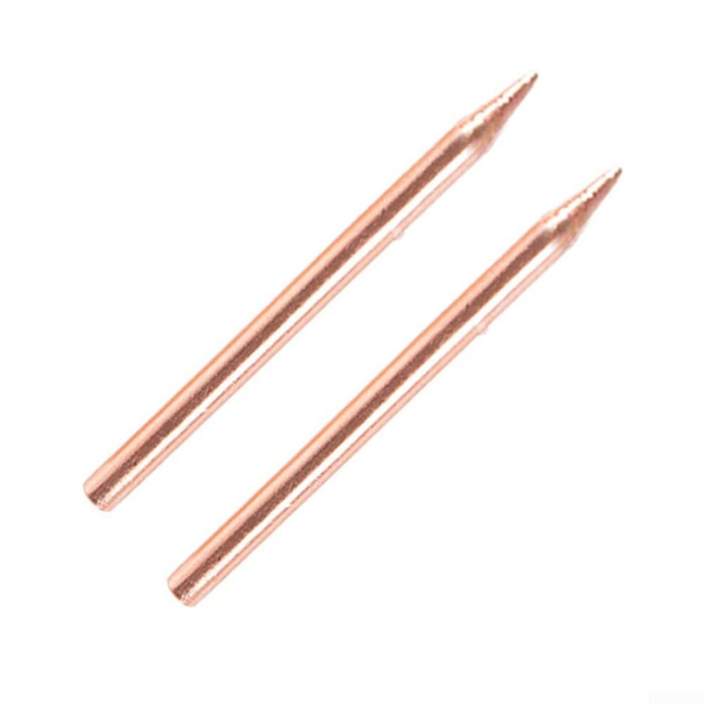 Spot Welder Electrode Tips 2Pcs Copper 3Mm For Lithium Battery Packs Precision Welding 9001264067595