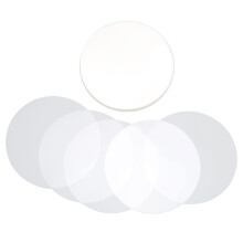 Badge Button Maker Supplies Clear PVC Film 58mm CrystalClear ScratchResistant Durable Protection