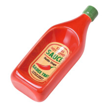 Dip-Schüssel, Keramik-Servierplatte für Saucen,-rote Chilisauce