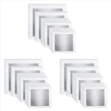 Drywall Repair Kit 48 Piece Drywall Patches Aluminum Drywall Patch Repair Kit Mesh Drywall Patch Kit (2/4/6/8 Inch)