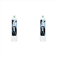 2X Portable Carbon Monoxide Detectors for Travel, LCD Display Handheld CO Detector with 2 AAA Batteries Powered, (White)