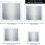 Kit de Reparo de Drywall com 48 Peças, Remendos de Alumínio para Drywall, Kit de Reparo de Drywall com Tela (2/4/6/8 Polegadas) 2