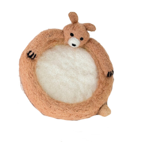 Unique Animal Coaster Heat Insulating Wool Felt Mat for Cup-7