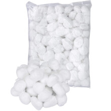 Organic Jumbo Cotton Balls 500 Count, Soft Gentle Touch, EcoFriendly Biodegradable for Skincare