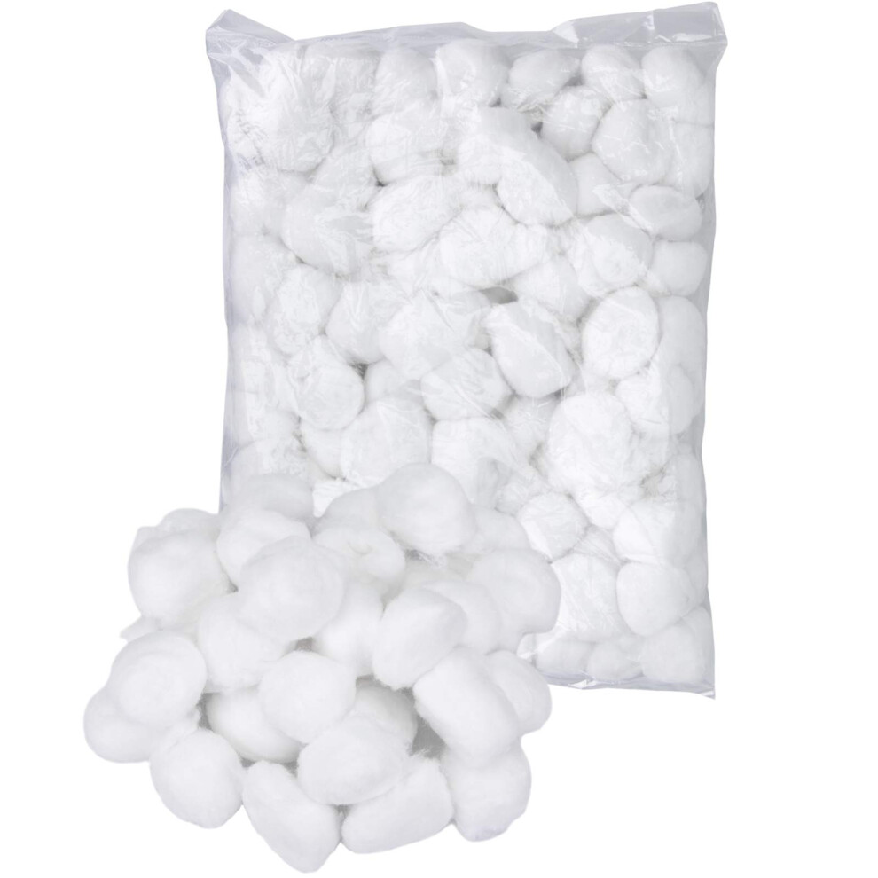 Organic Jumbo Cotton Balls 500 Count, Soft Gentle Touch, EcoFriendly Biodegradable for Skincare