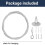 8 Pack 6ft Ceiling Sign Hanger Wire Kit, 2m Adjustable Suspension Hanging Cable Wire with Hook Wall Mount Cable 5