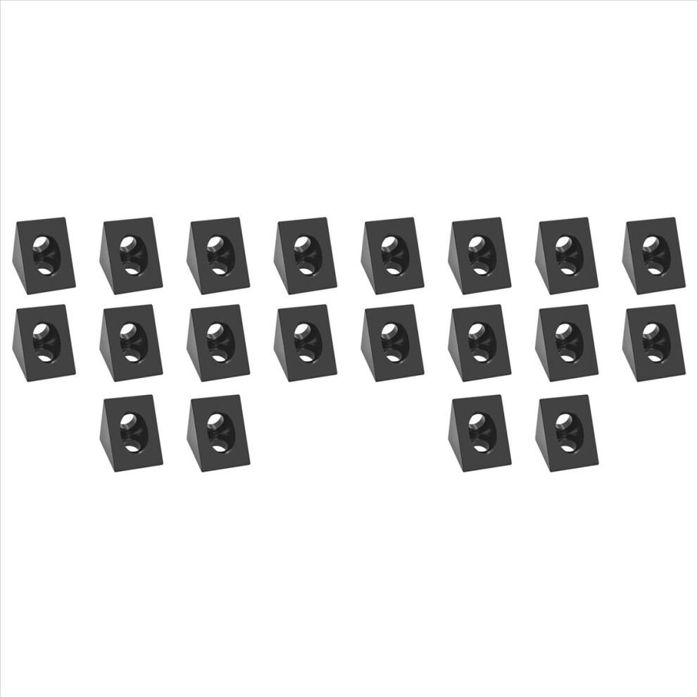 90 Degree Angle Bracket Connector For Cnc & 3D Printer Diy V-Slot Black Corner For 2020 Aluminum Profile 20Pcs 4852070763233