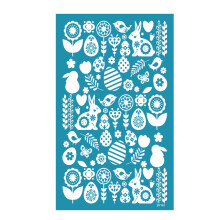 Pasen konijn zeefdruk stencil klei zeefdruk voor DIY-SY161