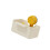 Crépine d'évier rotative à ventouse, nettoyage rapide,-Beige 1