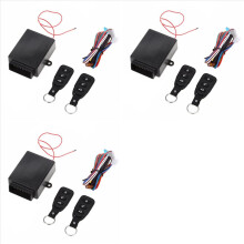 3X 12V Universal Car Auto Remote Central Kit Door Lock Locking Vehicle Keyless Entry System with 6 Remote Control