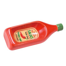 Decorative Ceramic Condiment Dish for Soys-red chili sauce