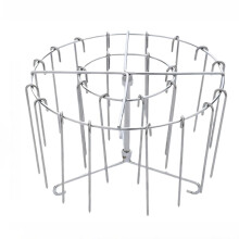 Air Fryer Accessories Skewer Rack Stainless Steel Round Design with 36 NonStick Hanging Skewers
