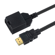 HDMI1.4-verlengkabel Duidelijk Type E vrouw-man-connectoren voor