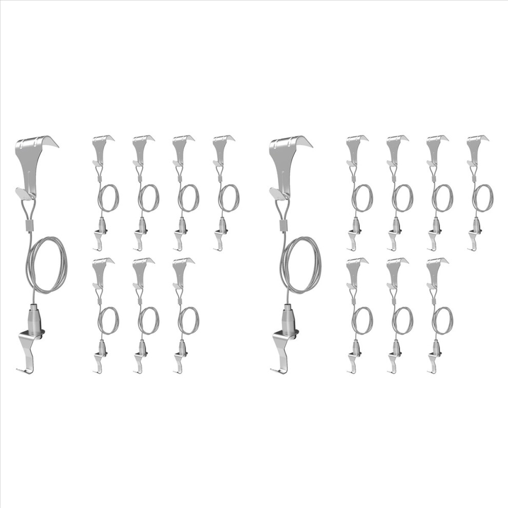 16 Pcs Picture Rail Hanging System,Picture Rail Hooks Molding Hooks Picture Rail Hangers 4852070767491