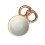 Innovative Ceramic Plate Small-Coffee color Salt water alkali 1
