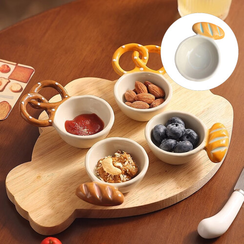 Innovative Ceramic Plate Small-Coffee color Salt water alkali 1