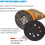2pcs 5 Inch Hook and Loop Sander Backing Pad 125mm Replacement Sanding Pad for RS290 6021-21 5