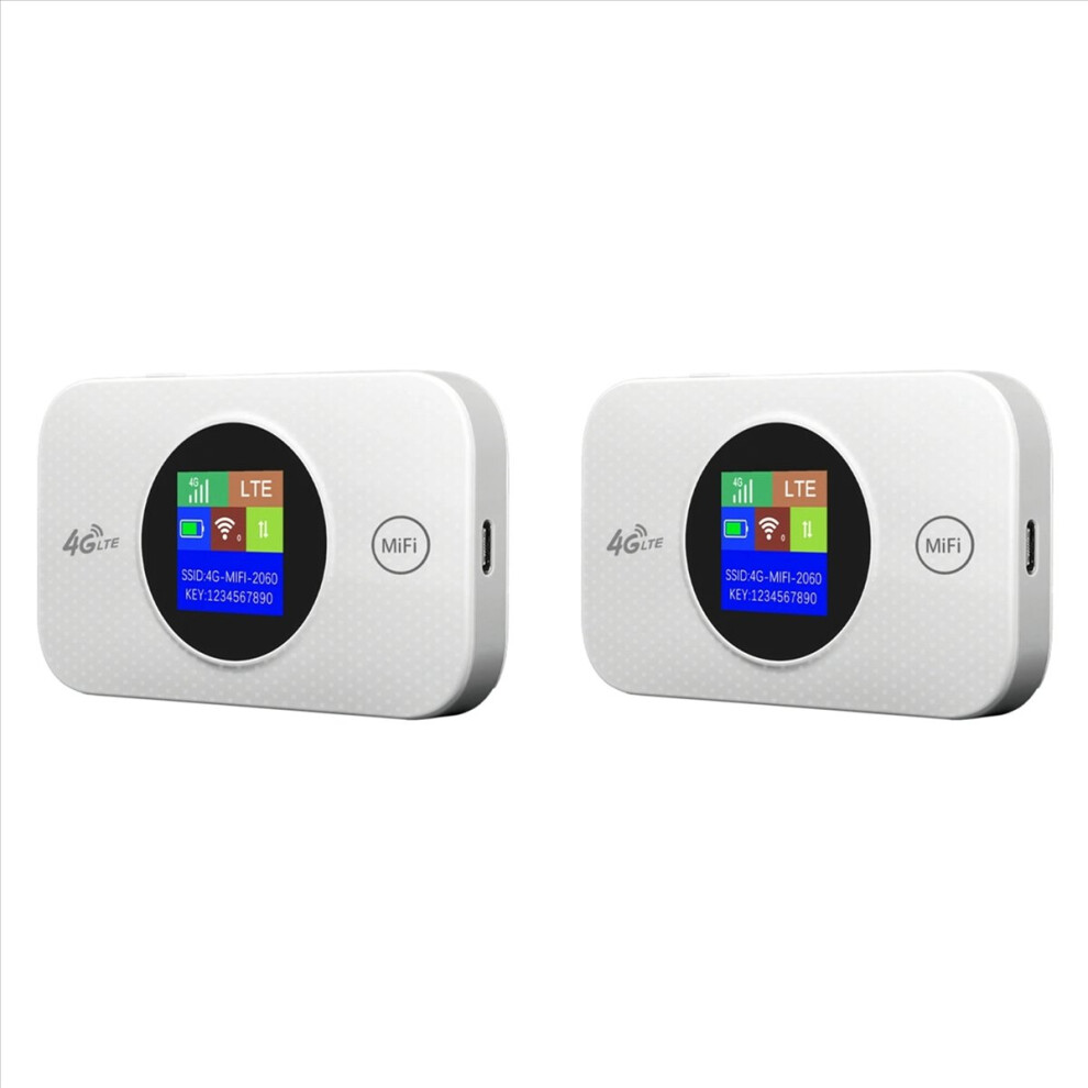 2X Mf968 4G Wifi Hotspot 4G Sim Wifi Router With Sim Card Slot 4G Mini Lte Router Travel Wifi Router 3000Mah 150Mbps 4852070767439