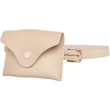 Estilo e funcionalidade se unem nesta pochete feminina de couro sintético com alça de cintura ajustável. Bolsa de cintura grande e moderna com