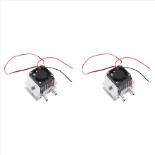 Kit DIY de pequena escala com 2 módulos Peltier termoelétricos TEC1-12706 para sistema de refrigeração a água de 60 W