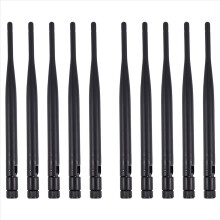 Antena Wi-Fi sem fio de alto ganho RP-SMA de banda dupla 10X 433MHz 7dBi