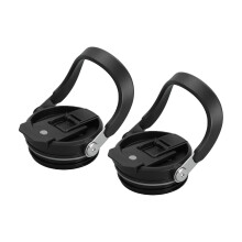Trinkdeckel mit ergonomischem Griff, doppelte-Schwarz 30