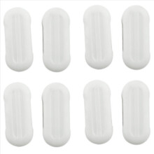 Kit de 8 protectores universales para asientos de inodoro con bidé, incluye adhesivo fuerte y accesorio de fijación para asientos de inodoro.