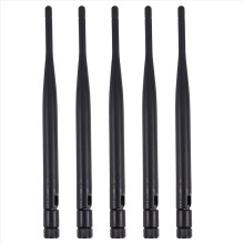 Antena Wi-Fi sem fio de alto ganho RP-SMA de banda dupla 5X 433MHz 7dBi
