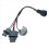 2X Tail Light Lamp Wiring Harness Socket Holder Wire Rear Combination for 2016-2018 Replace 92480-D3010 2