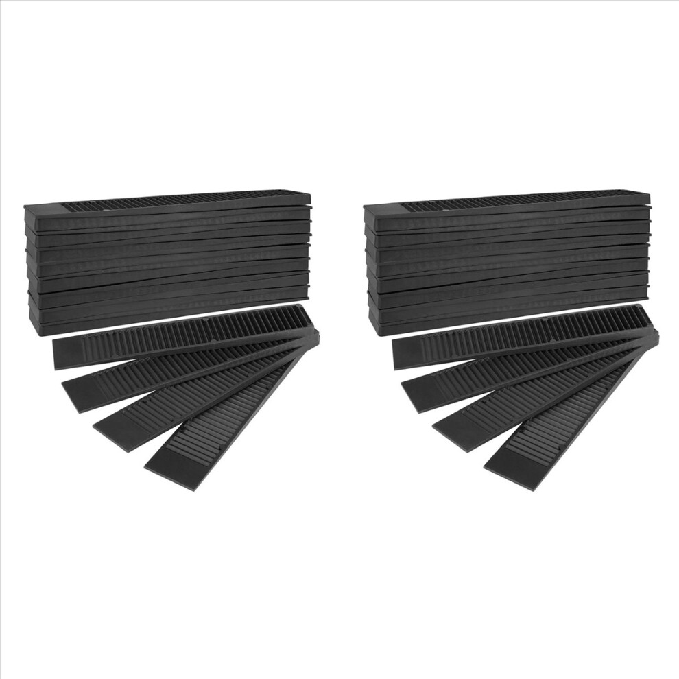 40Pcs Composite Shims And Leveling Wedges, Plastic Shims Wedges For Furniture Appliances,Furniture Levelers, Door Shims 4852070775922