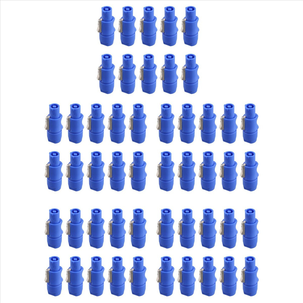 50Pcs 3 Pin Male Powercon Connector Signal Input Jack For Beam Stage Power Input Light 4852070768948
