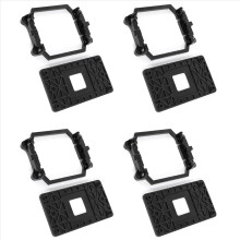 4X CPU-ventilatorbasis, zwart plastic voor AM2 AM3-socket
