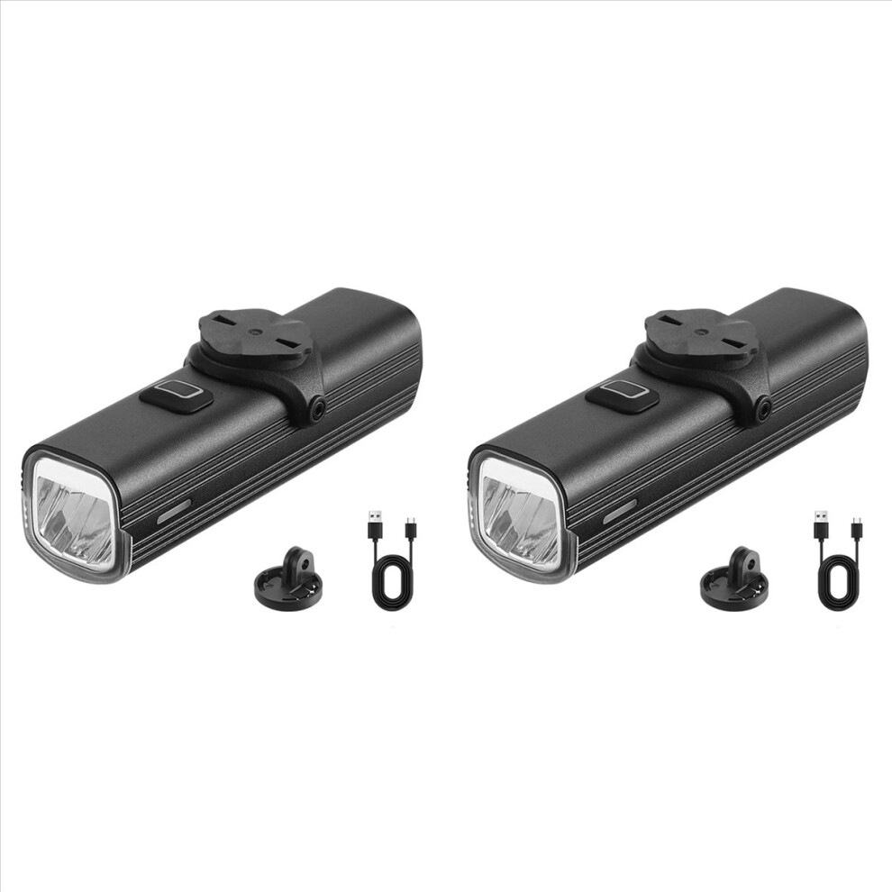 2X Usb Rechargeable Bike Bike S For Night Riding Night Riding 1200 Lumen Brightness Aluminum Alloy Waterproof Light 4852070774802