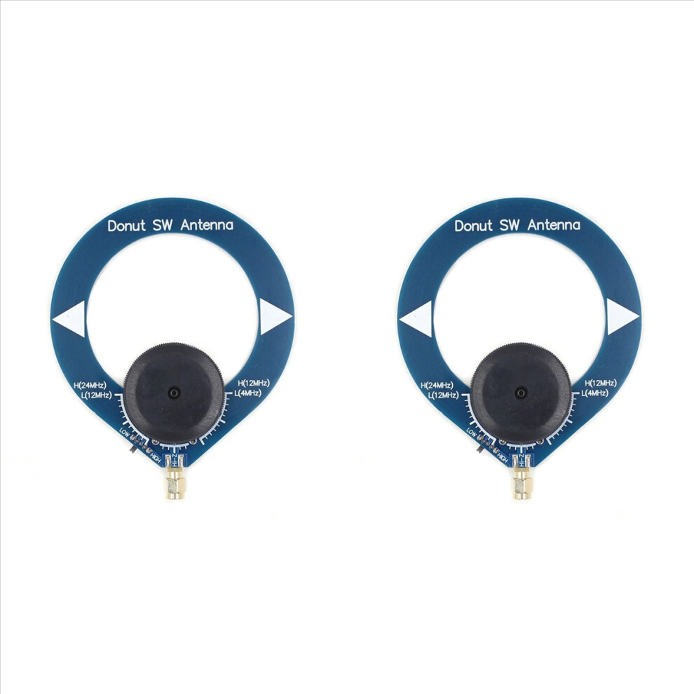 2X Sw Shortwave Antenna Mini Loop Antenna 4Mhz-24Mhz Small Loop Antenna For Hfdy Malahiteam Dsp1 Dsp2 Receiver 4852070767095