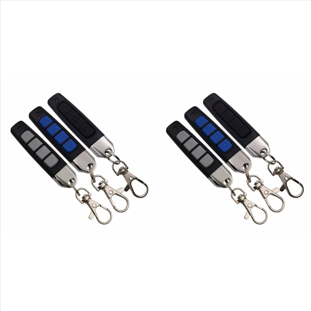 6Pcs 4-In-1 Remote Control Duplicator,433Mhz Copy Remote Controller,Wireless Cloning Key Fob Duplicator,Remote Control 4852070779517