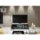 TV Unit 120cm Aura - Dark Grey with Gloss Doors 7