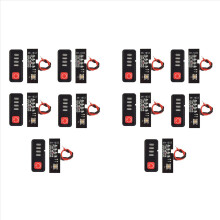 10er-Set LED-Akkustandsanzeige für elektrische Bohrmaschinen (18V/101V Lithium-Akkus, Kapazität: 18650)