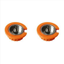 Adaptador de tanque de gasolina para camping 2X com interface de cassete e rosca, conversor de rosca para baioneta.