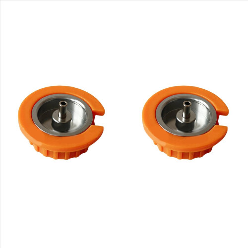 Adaptador de tanque de gasolina para camping 2X com interface de cassete e rosca, conversor de rosca para baioneta.