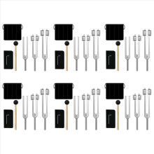 18x Tuning Forks Set-128 Hz, 256 Hz, 512 Hz,Tuning Forks Perfect for Healing,Chakra,Sound Therapy,Keep Body