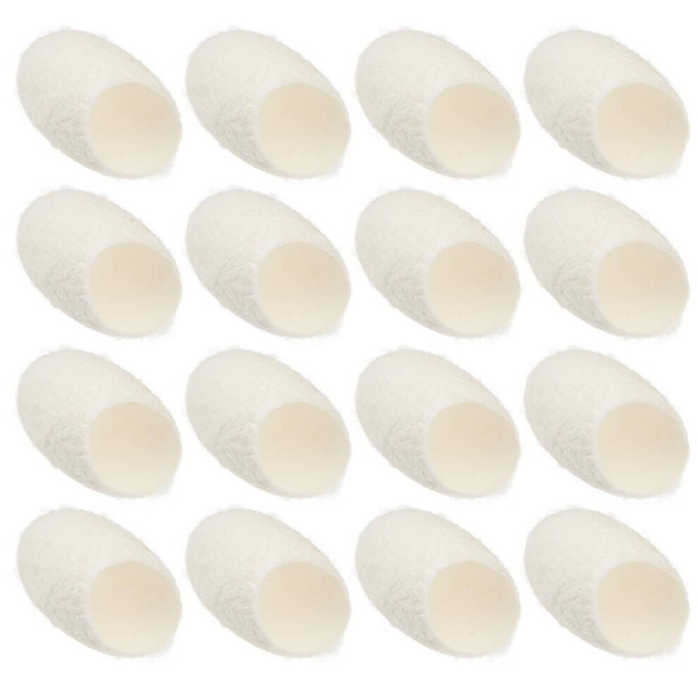 100 Pcs Natural Silk Facial Cleansing Balls for Gentle Exfoliation and Blackhead Removal