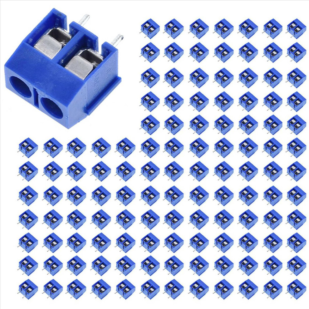 200Pcs Kf301-2P 2 Pin Screw Terminal Connector 5Mm Pitch 15A 300V Spliceable 4852070771931