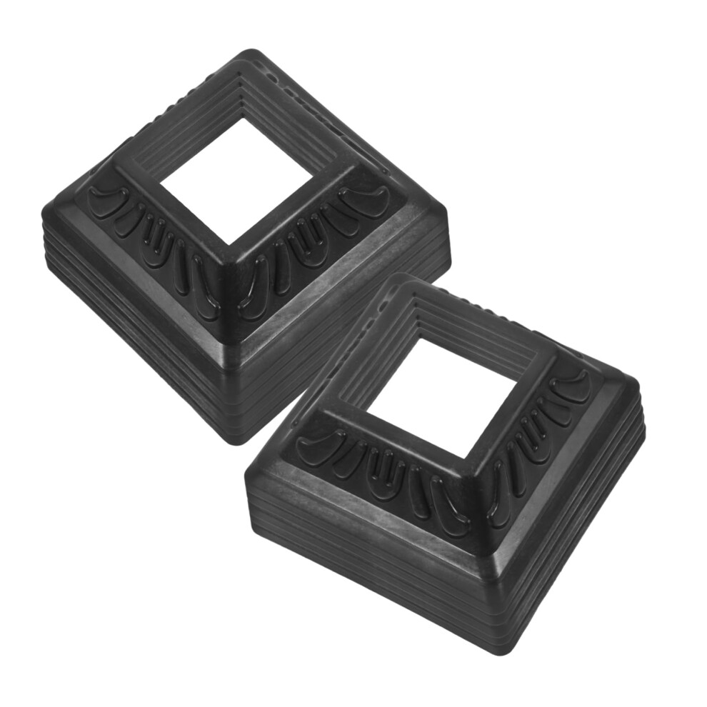 10Pcs Pvc Post Base Cover Deck Post Skirt Weather Resistant Easy Install For Fence And Railing 9119770783073
