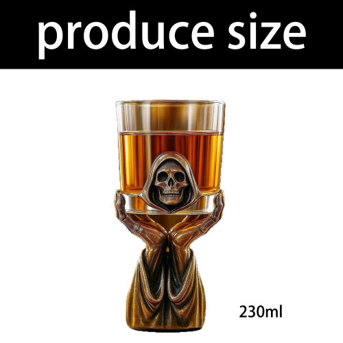 Ensemble de supports à whisky Grim Reapers, présentoir de verres 2