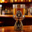 Ensemble de supports à whisky Grim Reapers, présentoir de verres 4