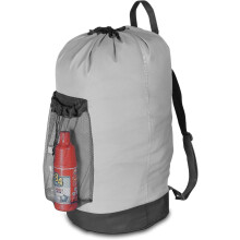 Ergonominen reppumainen pyykkipussi kestävällä kapasiteetilla, jatkettava muotoilu optimaaliseen säilytykseen, 33 cm (halkaisija) x 73 cm