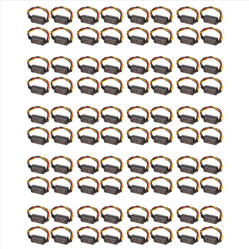 80Pcs 16 Modes Adjustable LED Brake Light Flasher Strobe Controller Universal for Car Motorcycle
