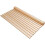 Foldable Solid Pine Bed Slats Mattress Support Board for Floor or Frame Use 55x75in 3